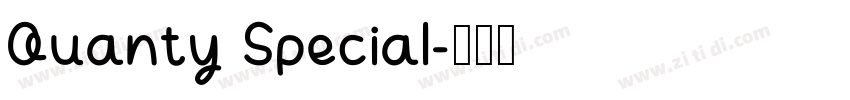 Quanty Special字体转换